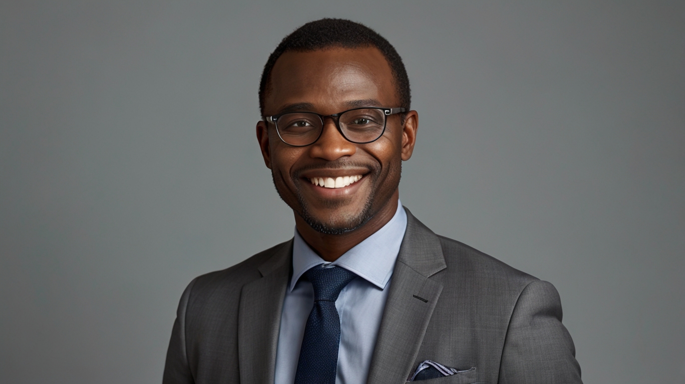 Professional accountant working